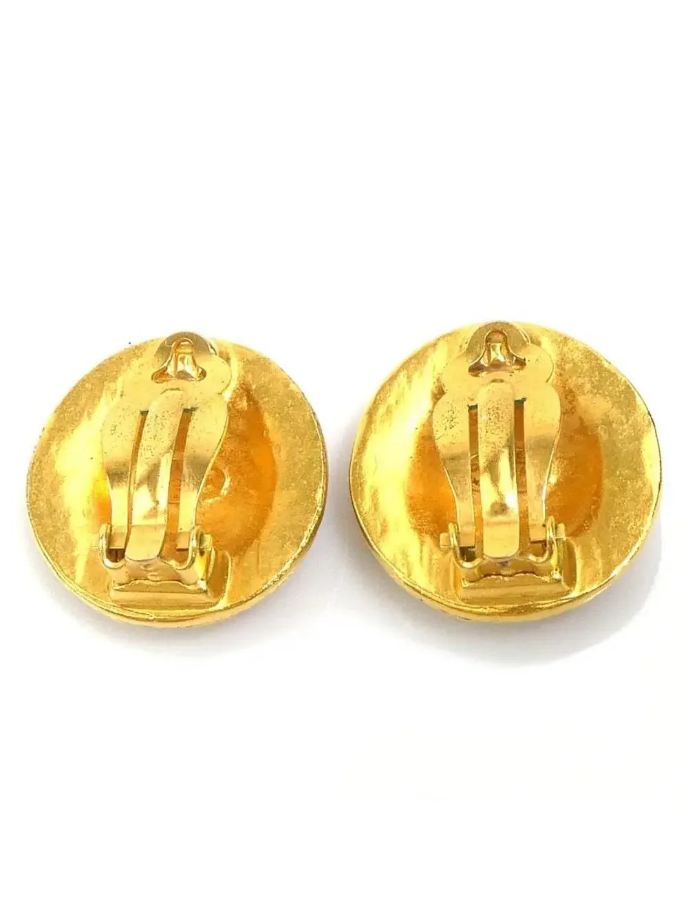 Auth Chanel Vintage Cc Logo Clip On #302749C41B